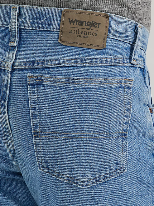 Wrangler Clothing Light Stonewash (10ZM100LS) Men Authentics Regular Fit Cotton Jean 8V2H148