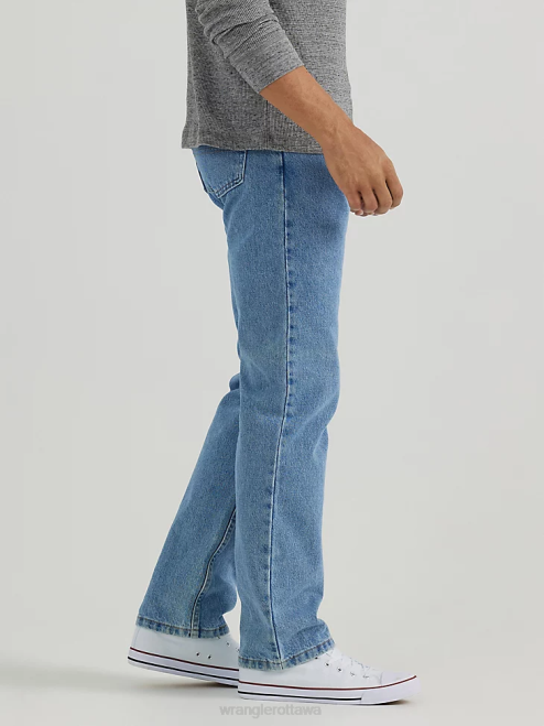 Wrangler Clothing Light Stonewash (10ZM100LS) Men Authentics Regular Fit Cotton Jean 8V2H148