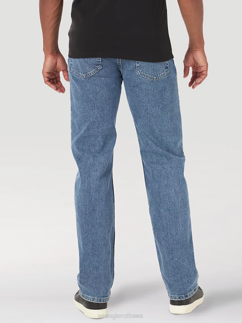 Wrangler Clothing Light Stonewash (10ZM1CSSL) Men Authentics Regular Fit Comfort Waist Jean 8V2H203
