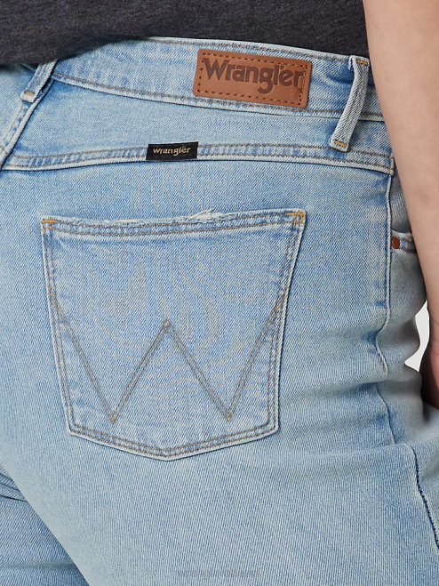 Wrangler Clothing Light Wash (112327629) Women High Rise Bold Boot Jean 8V2H731