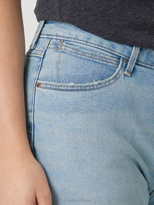 Wrangler Clothing Light Wash (112327629) Women High Rise Bold Boot Jean 8V2H731