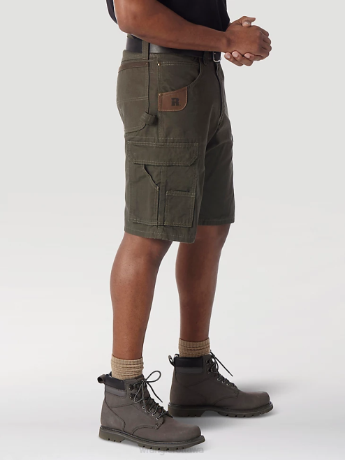 Wrangler Clothing Loden (3W360LD) Men RIGGS Workwear Ripstop Ranger Cargo Short 8V2H524