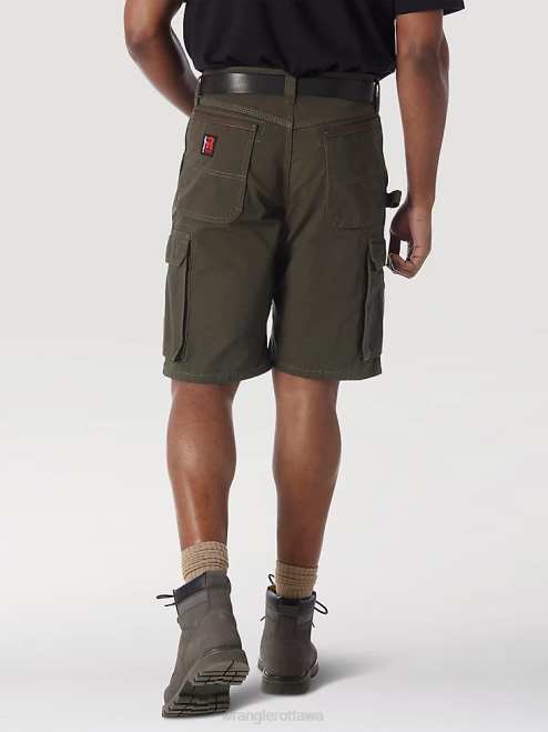 Wrangler Clothing Loden (3W360LD) Men RIGGS Workwear Ripstop Ranger Cargo Short 8V2H524