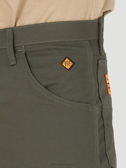 Wrangler Clothing Loden (FR3WACG) Men RIGGS Workwear FR Flame Resistant Carpenter Pant 8V2H263
