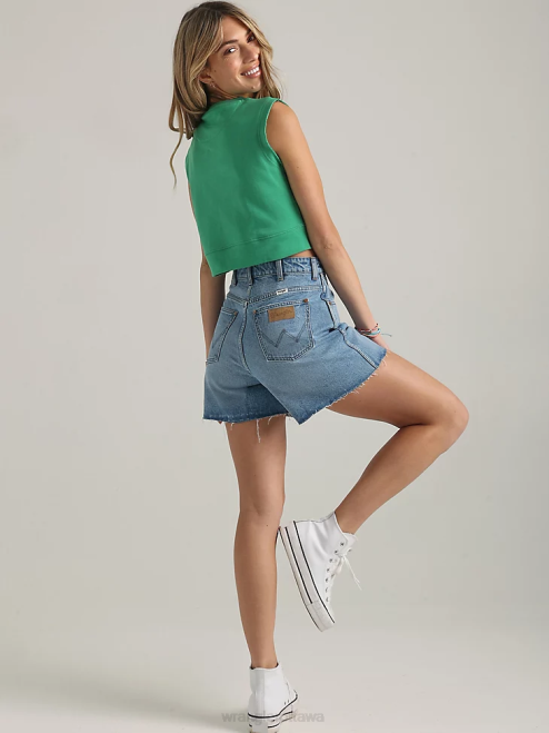 Wrangler Clothing Lost Control (112334600) Women High Rise A-line Cut-Off Short 8V2H843