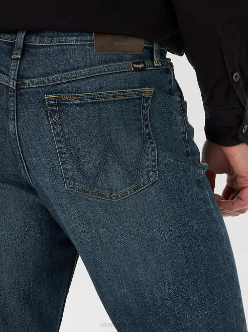 Wrangler Clothing Marine (MGW15MA) Men Relaxed Fit Flex Jean 8V2H172