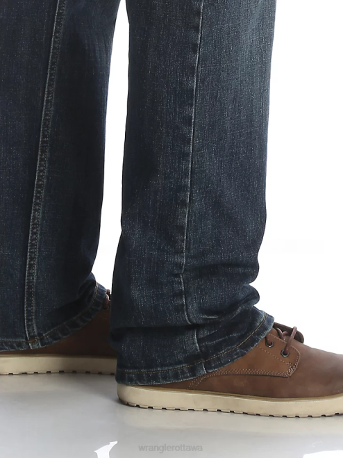 Wrangler Clothing Marine (MGW15MA) Men Relaxed Fit Flex Jean 8V2H172