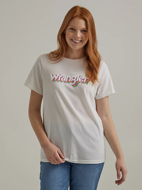 Wrangler Clothing Marshmallow (112335975) Women Classic Ringer Tee 8V2H871