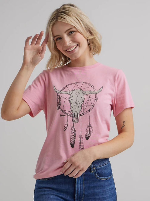 Wrangler Clothing Marshmallow (112335975) Women Classic Ringer Tee 8V2H871