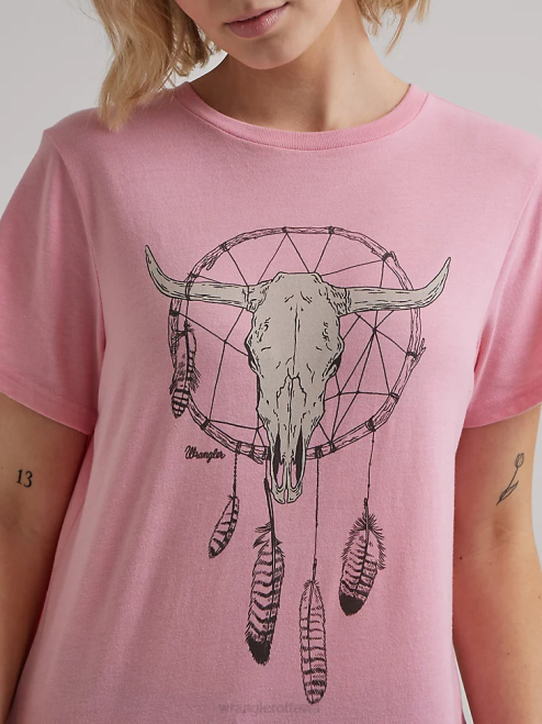 Wrangler Clothing Marshmallow (112335975) Women Classic Ringer Tee 8V2H871