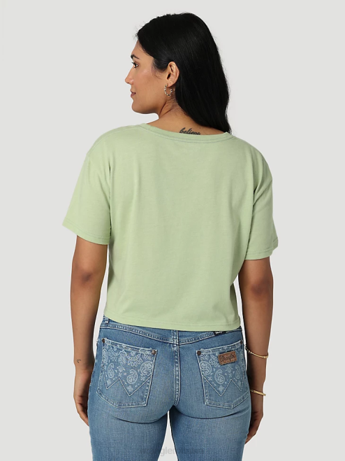 Wrangler Clothing Marshmallow (112335975) Women Classic Ringer Tee 8V2H871