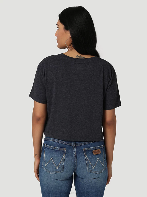 Wrangler Clothing Marshmallow (112335975) Women Classic Ringer Tee 8V2H871