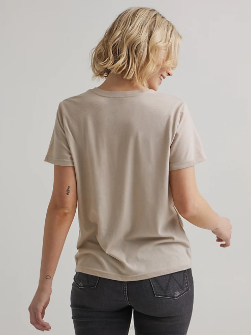 Wrangler Clothing Marshmallow (112335975) Women Classic Ringer Tee 8V2H871