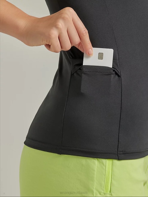 Wrangler Clothing Marshmallow (112335975) Women Classic Ringer Tee 8V2H871