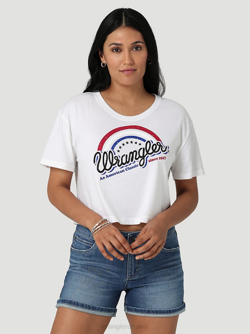 Wrangler Clothing Marshmallow (112335975) Women Classic Ringer Tee 8V2H871