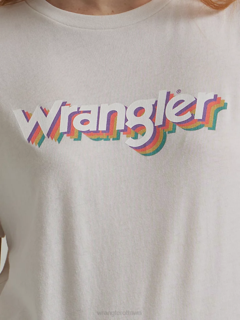 Wrangler Clothing Marshmallow (112335975) Women Classic Ringer Tee 8V2H871
