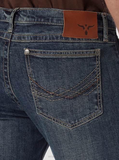 Wrangler Clothing McAllen (44MWXMA) Men 20X No 44 Slim Fit Straight Leg Jean 8V2H51