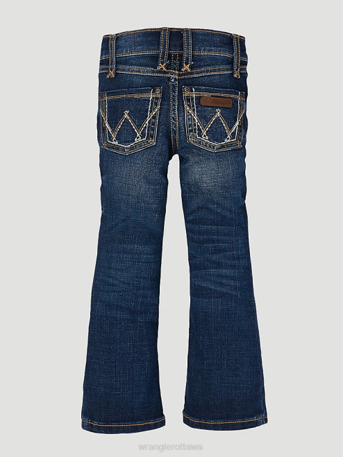 Wrangler Clothing Medium Blue (09MWGMS) Girls Premium Patch Jean 8V2H1041