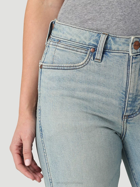 Wrangler Clothing Medium Dark (112324285) Women High Rise Bold Boot Jean 8V2H730