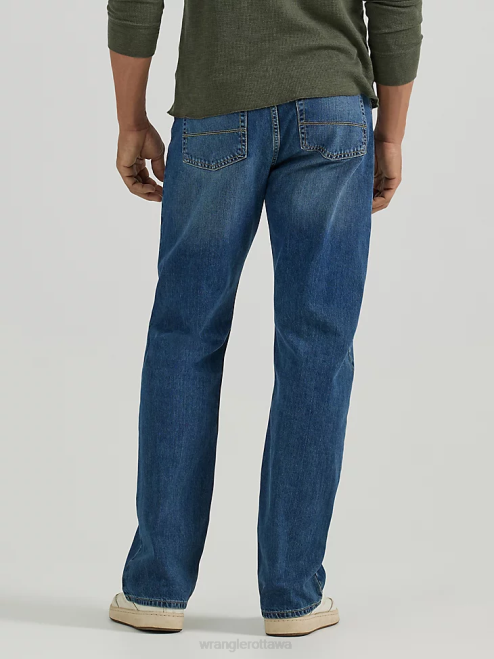 Wrangler Clothing Medium Indigo (10ZM4RBGI) Men Authentics Relaxed Fit Bootcut Jean 8V2H125