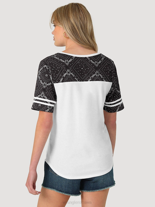 Wrangler Clothing Mid Denim (LW7006D) Women Long Sleeve Western Snap Denim Shirt 8V2H880