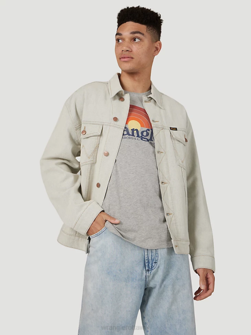 Wrangler Clothing Mineral (112316507) Men Heritage Anti-Fit Jacket 8V2H619