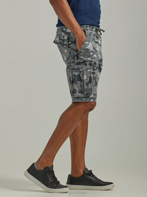 Wrangler Clothing Monument Camo (112336239) Men Free To Stretch Drawstring Cargo Short 8V2H554