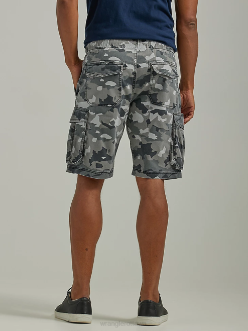 Wrangler Clothing Monument Camo (112336239) Men Free To Stretch Drawstring Cargo Short 8V2H554