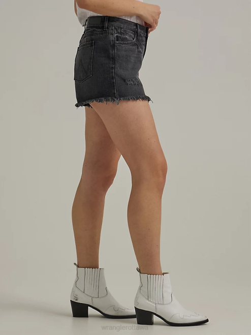 Wrangler Clothing Moonlight (112333535) Women High Rise Vintage Cut-Off Short 8V2H834