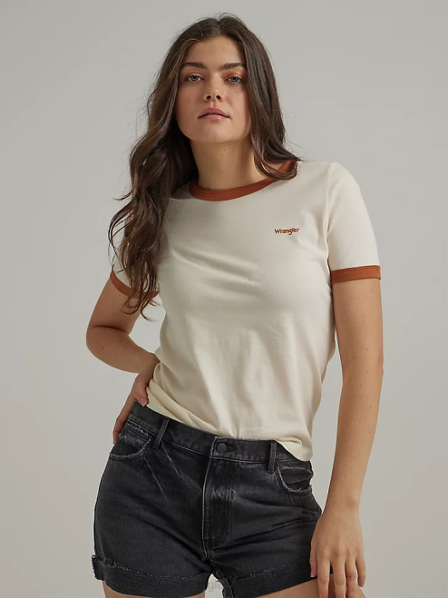 Wrangler Clothing Moonlight (112334745) Women Destructed Denim Roll Short 8V2H850