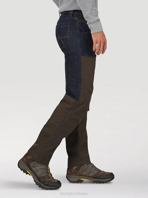 Wrangler Clothing Moss (31100MS) Men Rugged Wear Regular Fit Straight Leg Canvas Pant 8V2H650