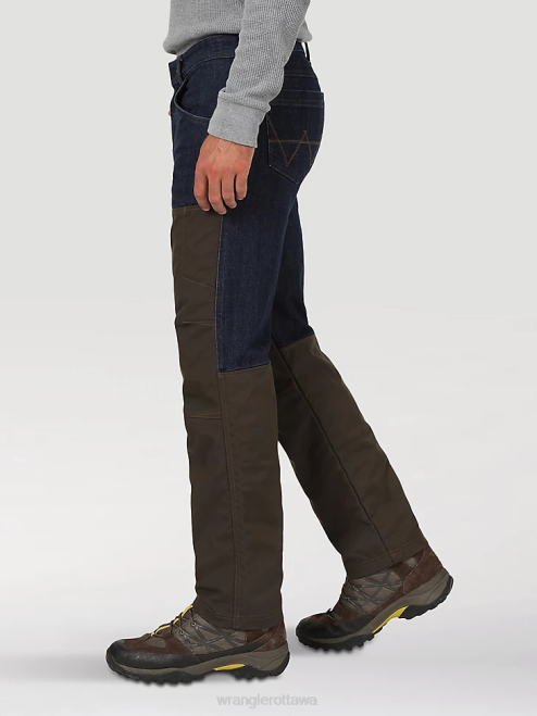 Wrangler Clothing Moss (31100MS) Men Rugged Wear Regular Fit Straight Leg Canvas Pant 8V2H650