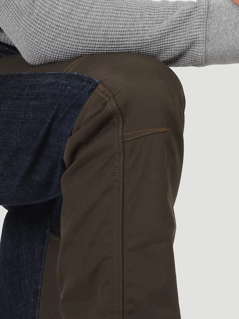 Wrangler Clothing Moss (31100MS) Men Rugged Wear Regular Fit Straight Leg Canvas Pant 8V2H650