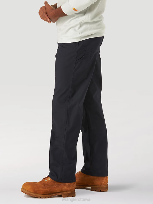 Wrangler Clothing Navy (FR3WACB) Men RIGGS Workwear FR Flame Resistant Carpenter Pant 8V2H264