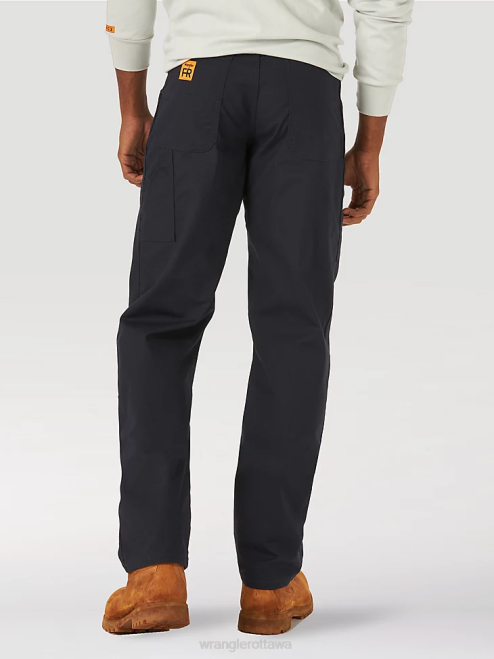 Wrangler Clothing Navy (FR3WACB) Men RIGGS Workwear FR Flame Resistant Carpenter Pant 8V2H264