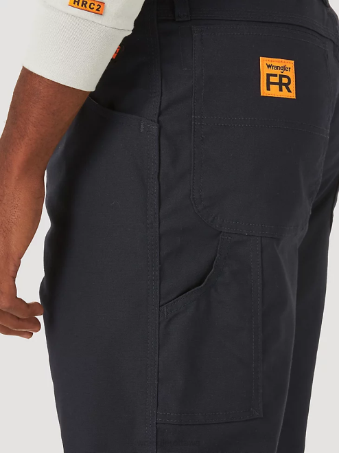 Wrangler Clothing Navy (FR3WACB) Men RIGGS Workwear FR Flame Resistant Carpenter Pant 8V2H264