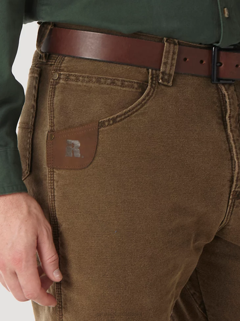 Wrangler Clothing Night Brown (3W055NB) Men RIGGS Workwear Quilted Lined Five Pocket Jean 8V2H192