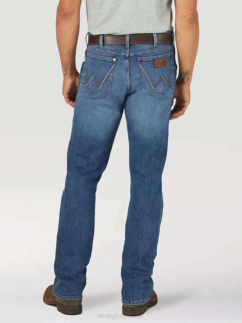 Wrangler Clothing Nightsky (1077MWZNS) Men Retro Slim Fit Bootcut Jean 8V2H6