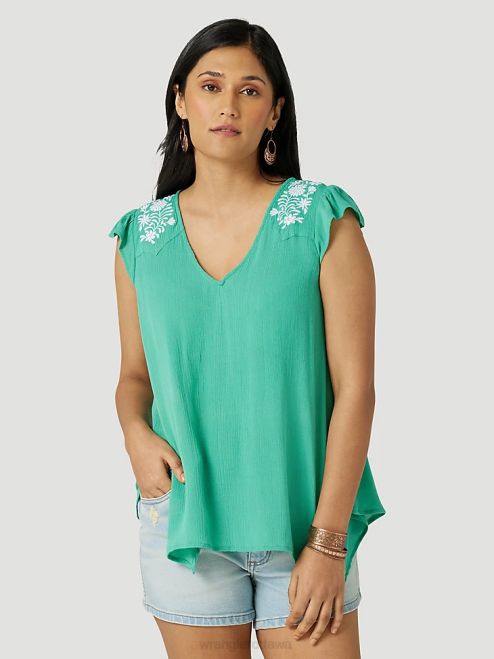 Wrangler Clothing Ocean (112331283) Women ATG By Hooded Sun Tee 8V2H900