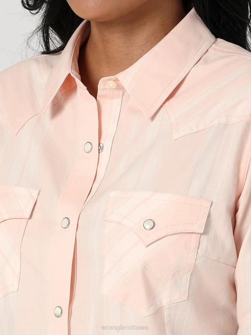 Wrangler Clothing Ocean (112331283) Women ATG By Hooded Sun Tee 8V2H900