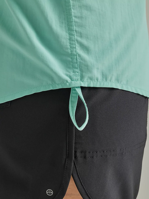 Wrangler Clothing Ocean (112333433) Women ATG By Angler Shirt 8V2H898