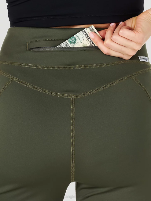 Wrangler Clothing Olive (LA201OV) Women ATG by Cargo Leggings 8V2H814