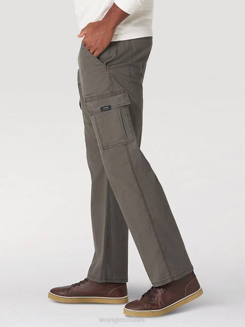 Wrangler Clothing Olive Drab (10ZM7ABOD) Men Authentics Relaxed Stretch Cargo Pant 8V2H230