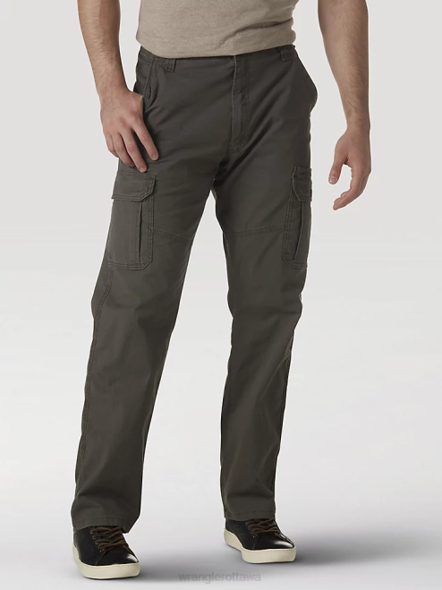 Wrangler Clothing Olive Drab (70ABWOD) Men Five Star Premium Relaxed Fit Flex Cargo Pant 8V2H221