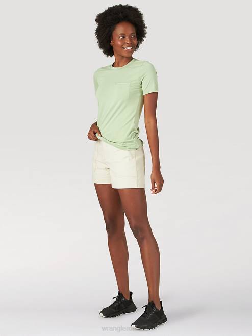 Wrangler Clothing Pelican (10LA301PN) Women ATG by Hiker Short 8V2H903