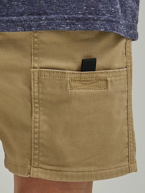 Wrangler Clothing Petrified Oak (112335699) Boys Utility Short (Husky) 8V2H1035