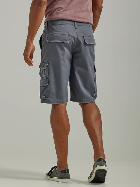 Wrangler Clothing Pewter (112336362) Men Five Star Premium Stacked Cargo Short 8V2H530