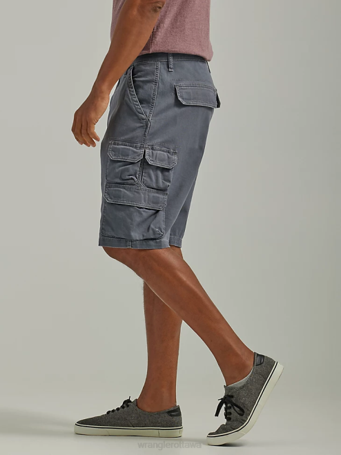Wrangler Clothing Pewter (112336362) Men Five Star Premium Stacked Cargo Short 8V2H530