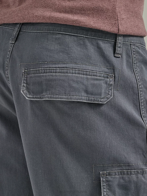 Wrangler Clothing Pewter (112336362) Men Five Star Premium Stacked Cargo Short 8V2H530