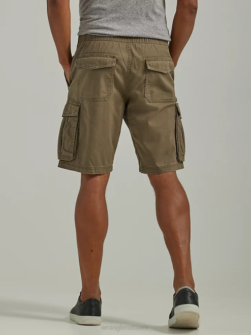Wrangler Clothing Pine Green (112336242) Men Free To Stretch Drawstring Cargo Short 8V2H552